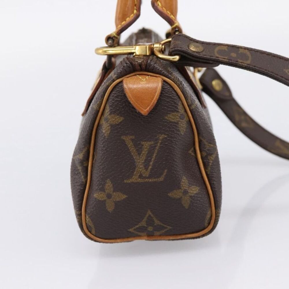 Louis Vuitton Speedy Mini Hl Monogram Canvas Brown Canvas Handbag - Picture 3 of 16